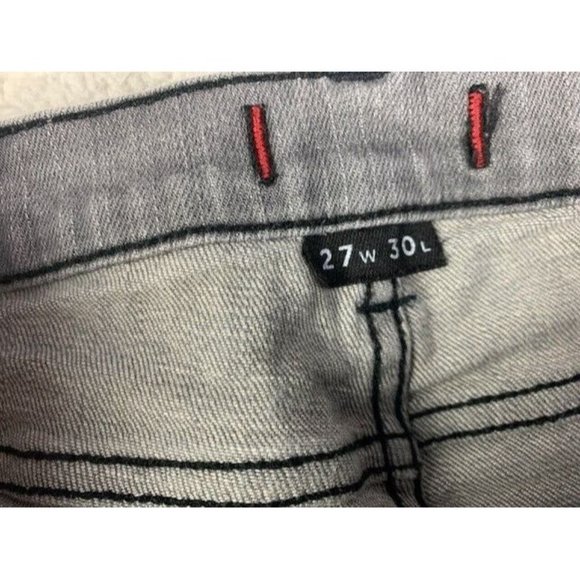 BDG Size 27 Womens Jeans Gray Stretch Mid Rise Skinny - Picture 2 of 4